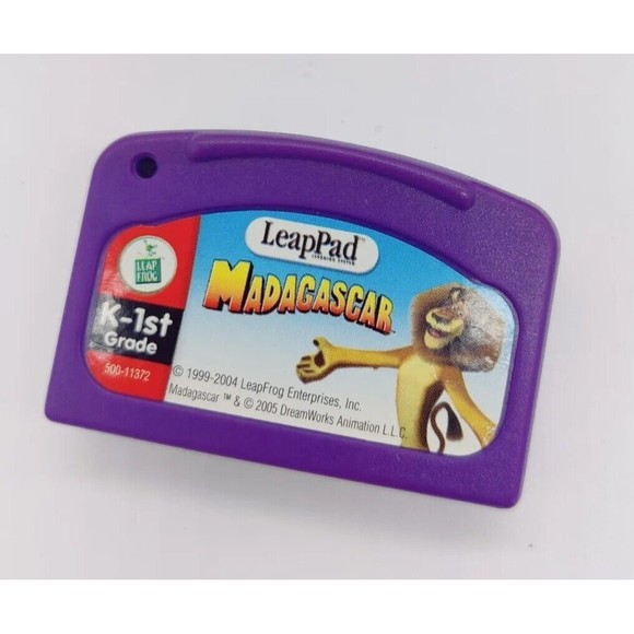 Leap Frog LeapPad K-1ST Madagascar Interactive Book & Cartridge Reading Learnin - Picture 7 of 12